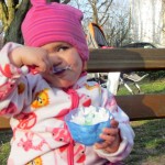 Omis Eis schmeckt aber auch gut...