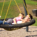 Lila in BSA: Auf diesem Spielplatz hat meine Mama auch schon gespielt