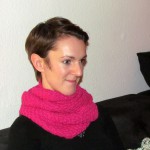 hübsche Mama mit neuem Schal :)